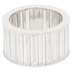 Platinum 11MM Baguette Diamond Eternity Ring