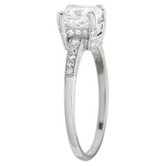 Anello di platino con diamante da 1,21 carati MF33-051826