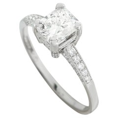 Anello di platino con diamante da 1,21 carati MF33-051826
