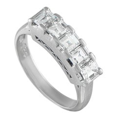 Platinum 1.24ct Diamond Ring #5254