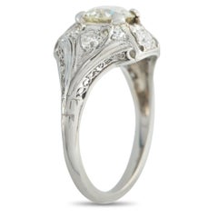 Platinum 1.25ct Diamond Ring MF22-020526