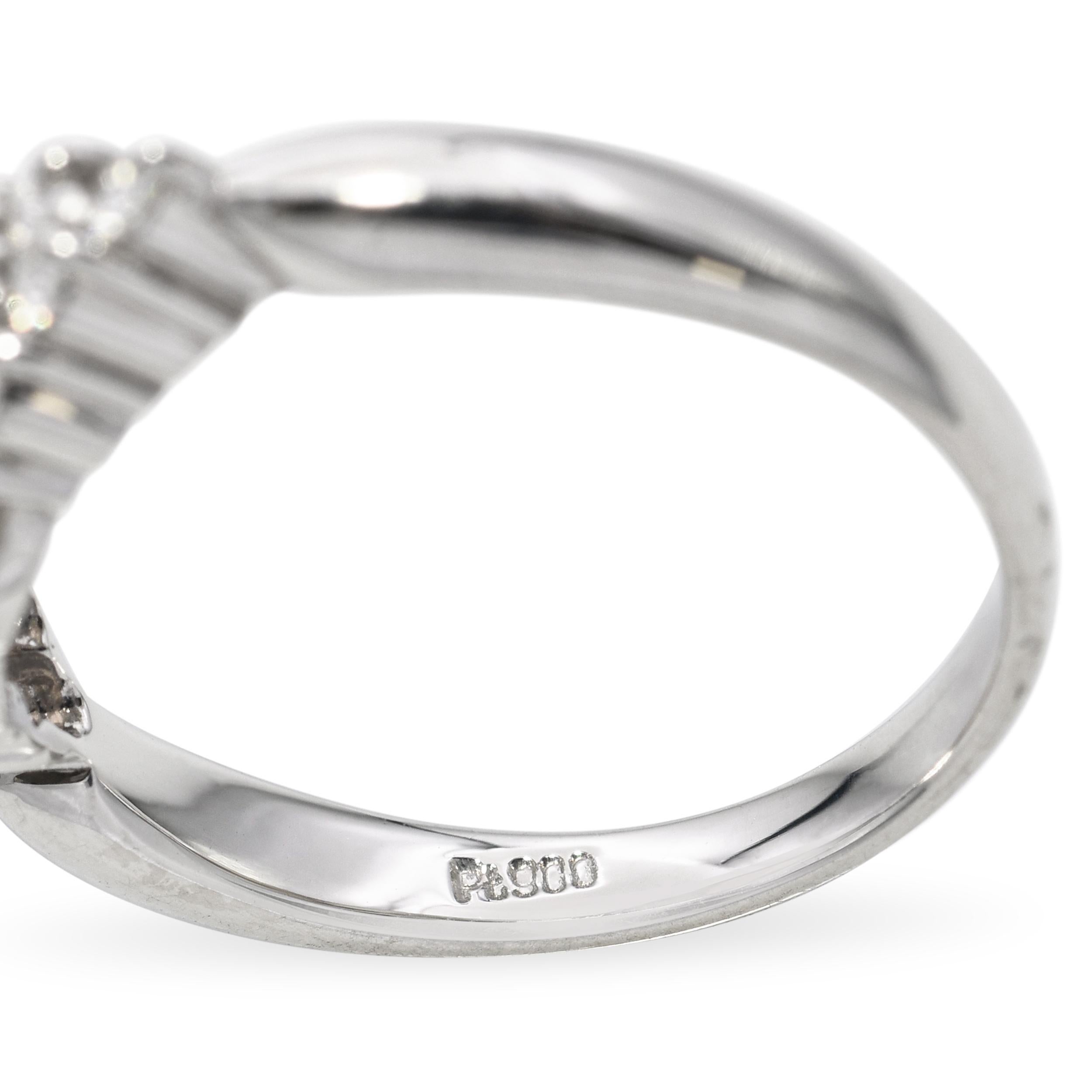 Bague en platine 1,27 ct d'opale en gelée et diamant en vente 3