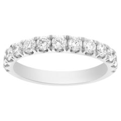 Platinum 13 Diamonds Ring with Approximately 1 Carat in Diamonds