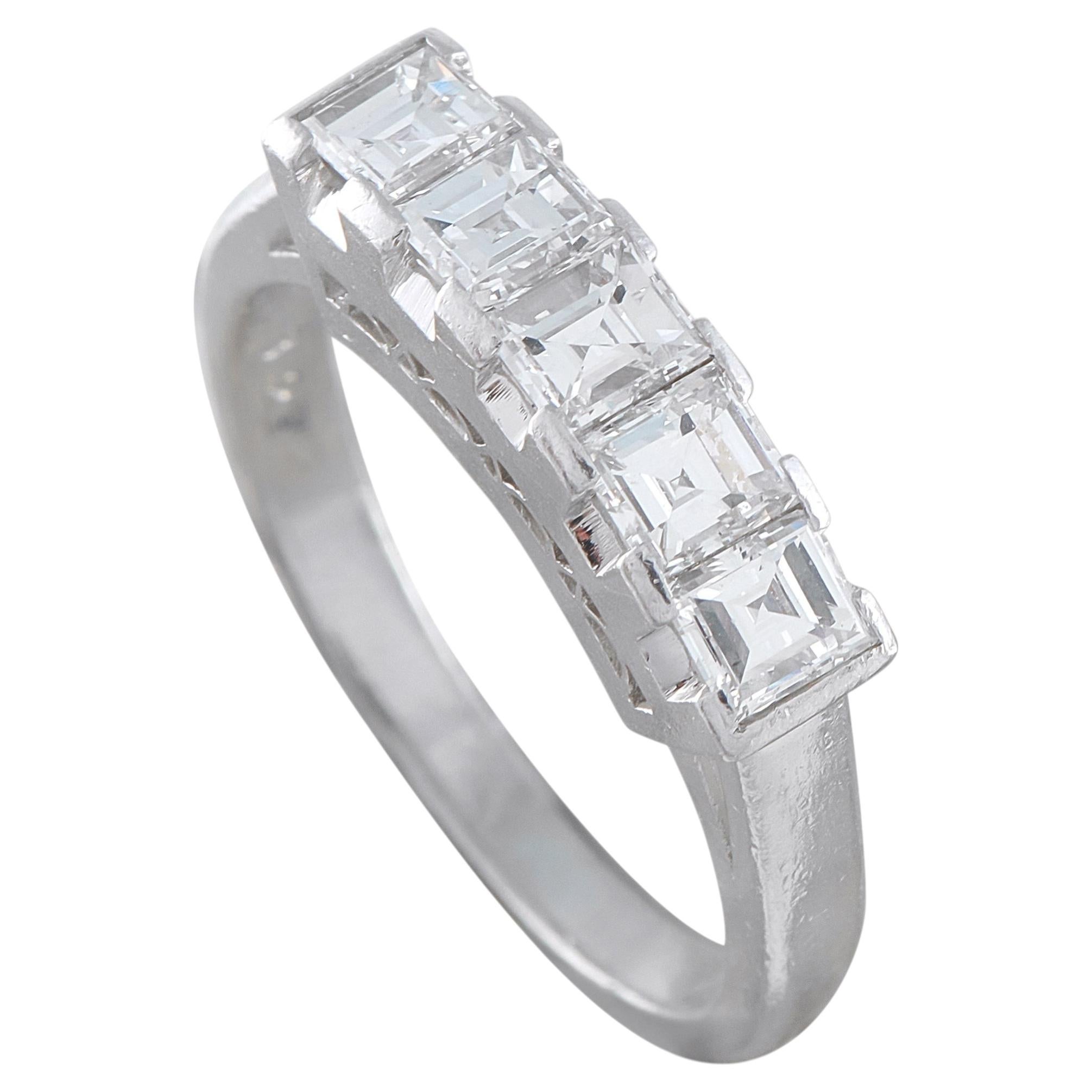 Platinum 1.32ct Diamond Ring MF46-052126