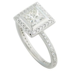 Platinum 1.34ct Diamond Ring MF46-031726