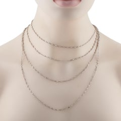 Collana di platino con 13,72 carati di diamanti MF28-012826
