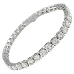 Pulsera de platino con 13,82 ct de diamantes MF04-041526