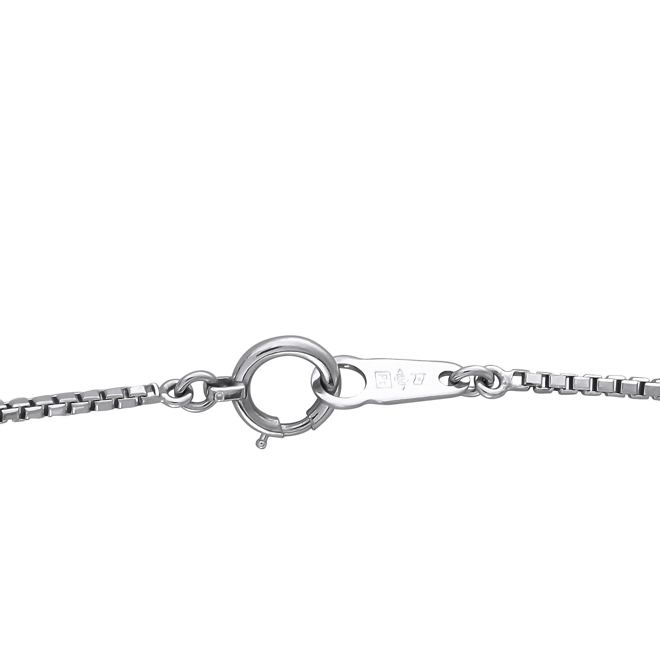 Taglio rotondo Collana di platino con diamanti da 1,41 carati in vendita