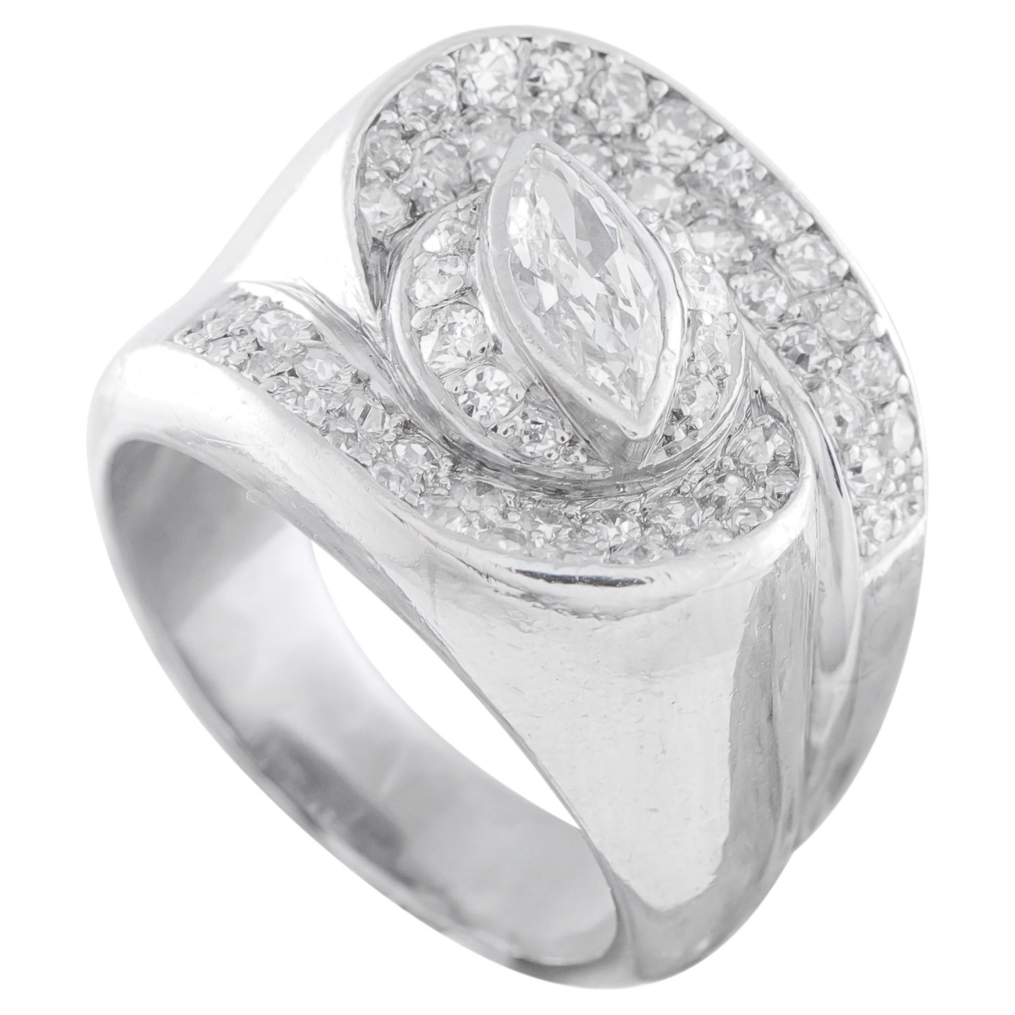 Platinum 1.45ct Diamond Ring MF07-050626