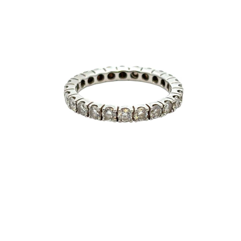 Platinum 1.46ctw Natural Round Diamond Wedding Band Eternity Ring

This stunning Platinum Diamond Wedding Band is in excellent condition and is ready to ship!

Style: Eternity Ring, Wedding Band
Material: Platinum
Diamond Details: This ring features