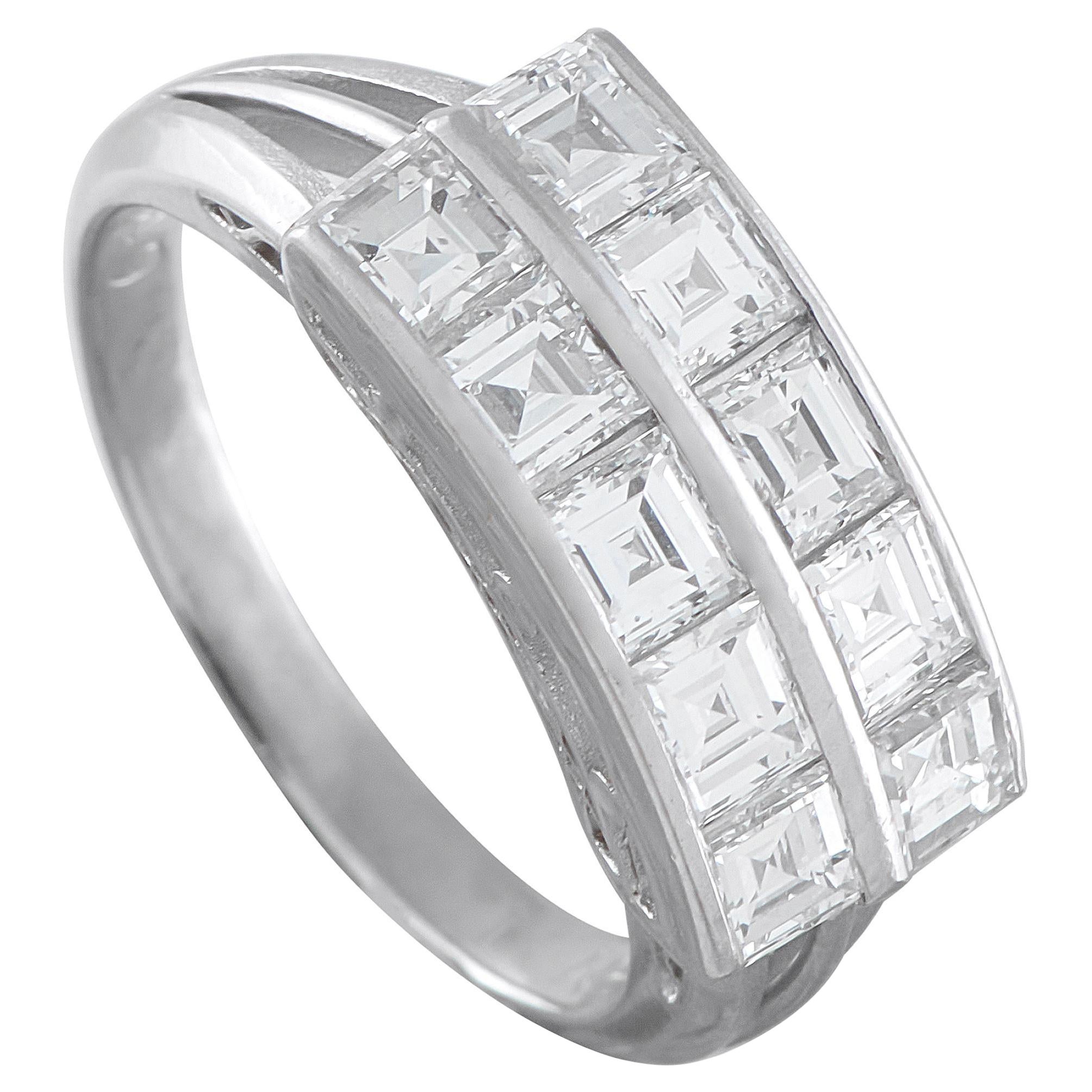 Platin 1.49ct Diamant Ring #5329