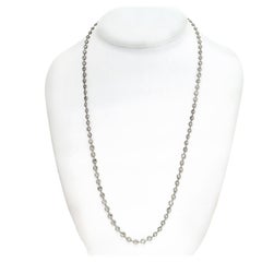 Platinum 15 Carat Diamonds by the Yard Chain Necklace