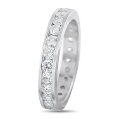Platinum 1.50ct Diamond Eternity Band Ring MF05-012226