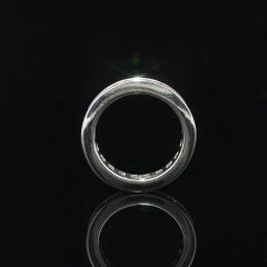 Platinum 1.50ctw G VS1 Baguette Princess Cut Diamond Channel Eternity Band Ring
