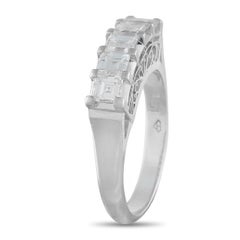 Platinum 1.51ct Diamond Five-Stone Ring #5330