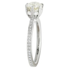 Anello di platino con diamante da 1,58 carati MF40-051826
