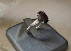 Platinum 1.61 Carat Alexandrite and Baguette Ring