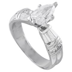 Platinum 1.64ct Diamond Ring MF37-070126