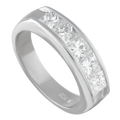 Platinum 1.73ct Diamond Ring #5258