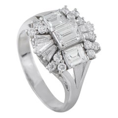 Platinum 1.73ct Diamond Ring MF51-101725
