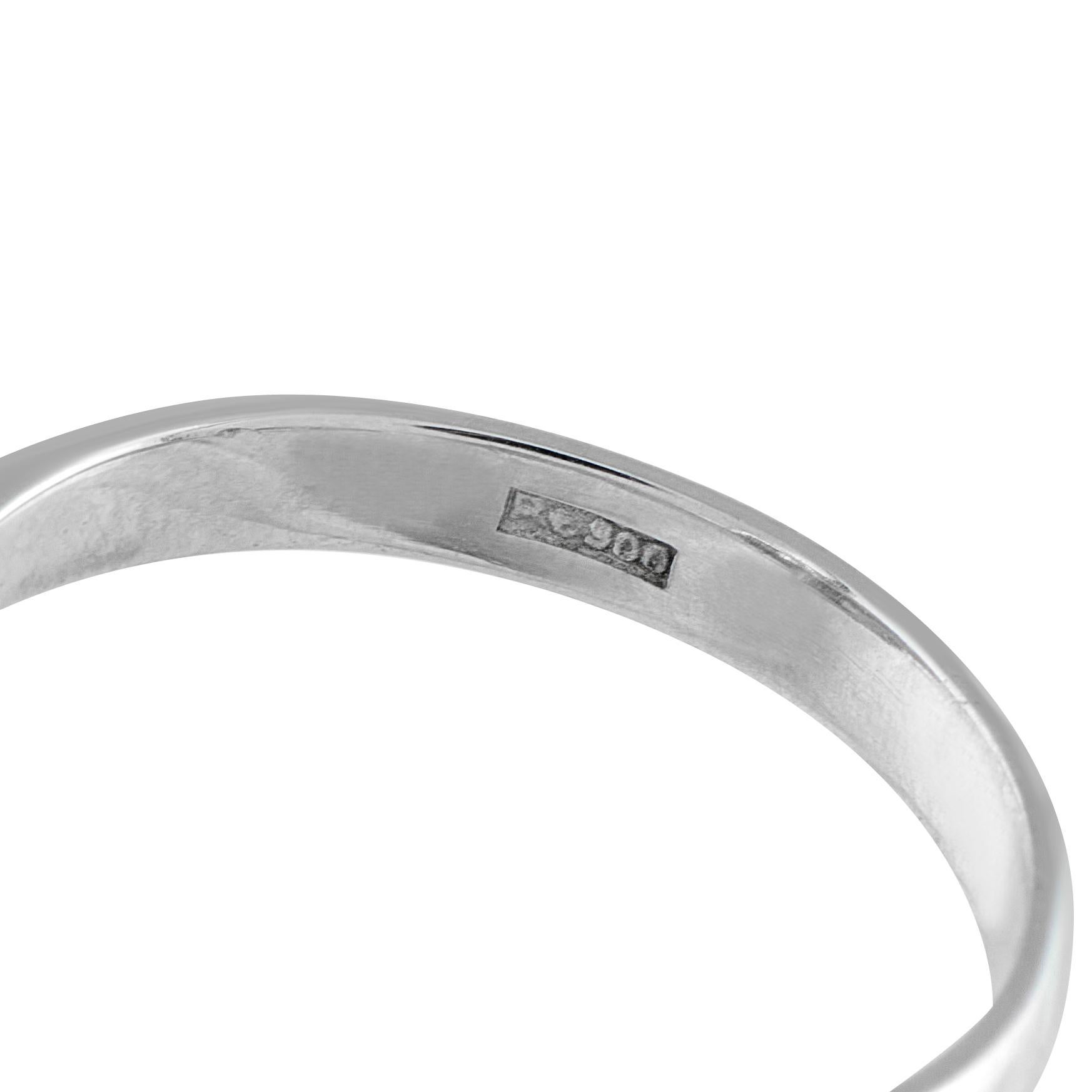 Platinum 1.74ct Diamond Ring MF31-1017245 In Excellent Condition For Sale In Southampton, PA