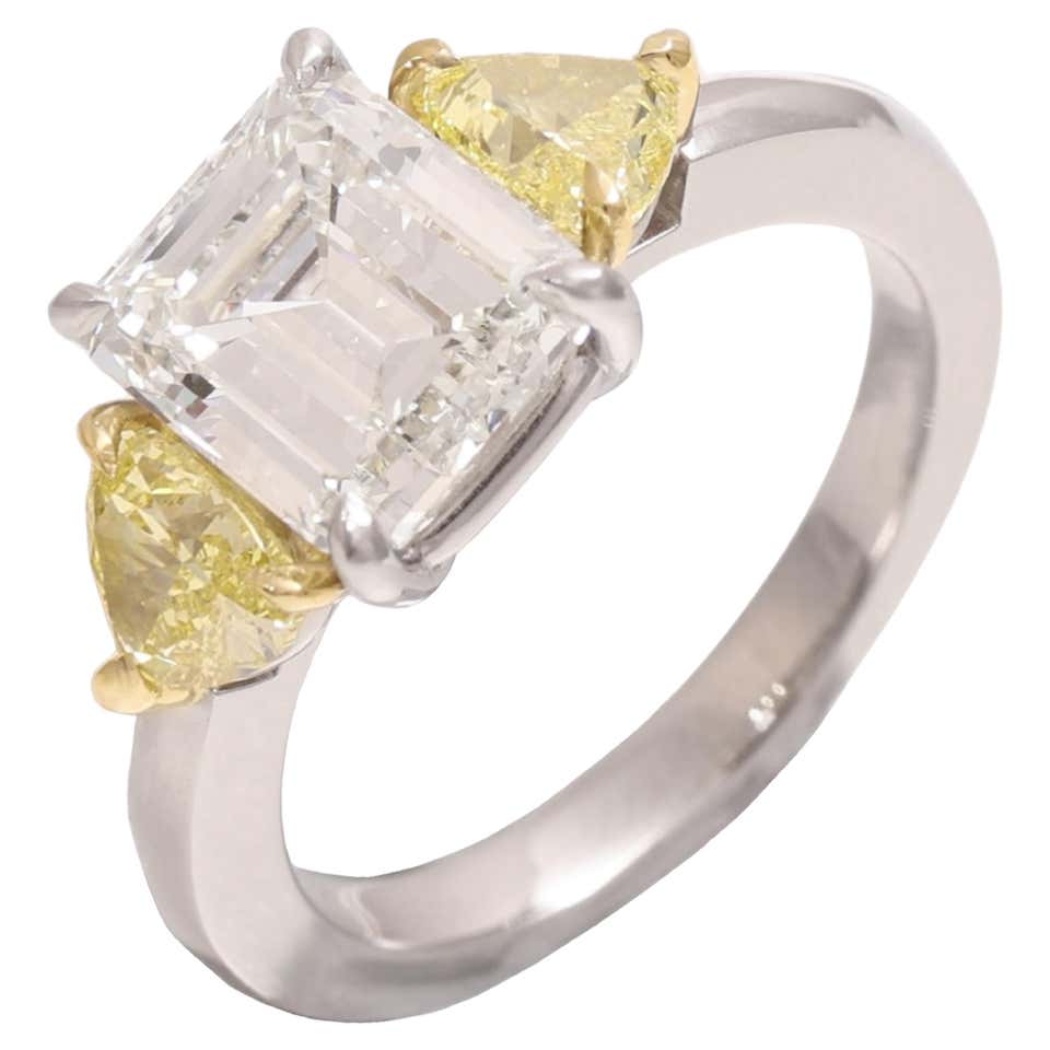 Triangle Cut Diamond - 490 For Sale on 1stDibs | triangle shape diamond ...