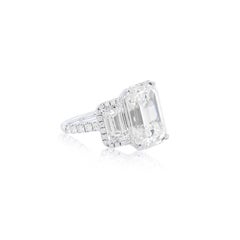 Diana M. 18.99 Carat Emerald Cut  Diamond Engagement Ring