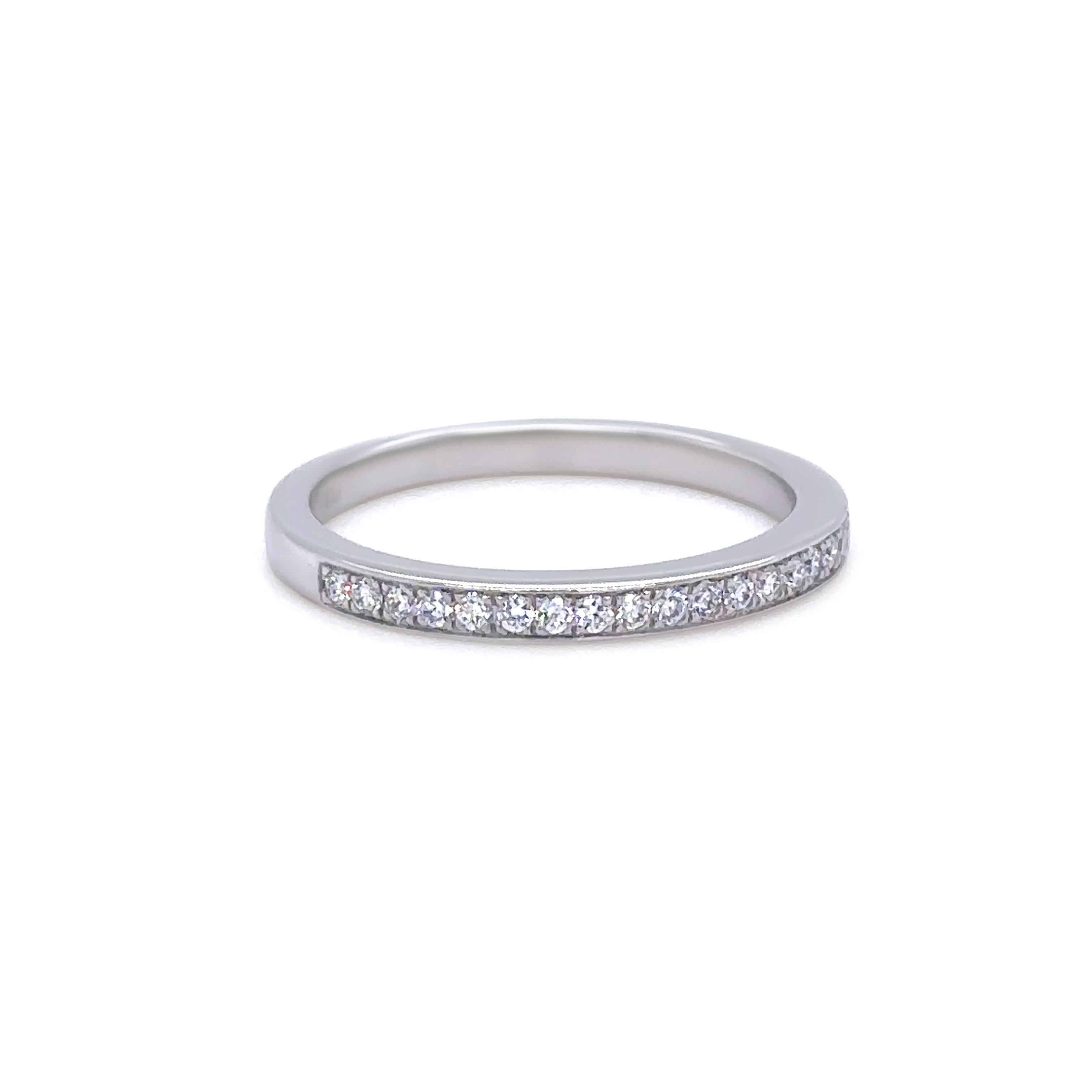Platinum & 18ct White Gold Diamond Engagement and Wedding Ring Set 1.16ct For Sale 5