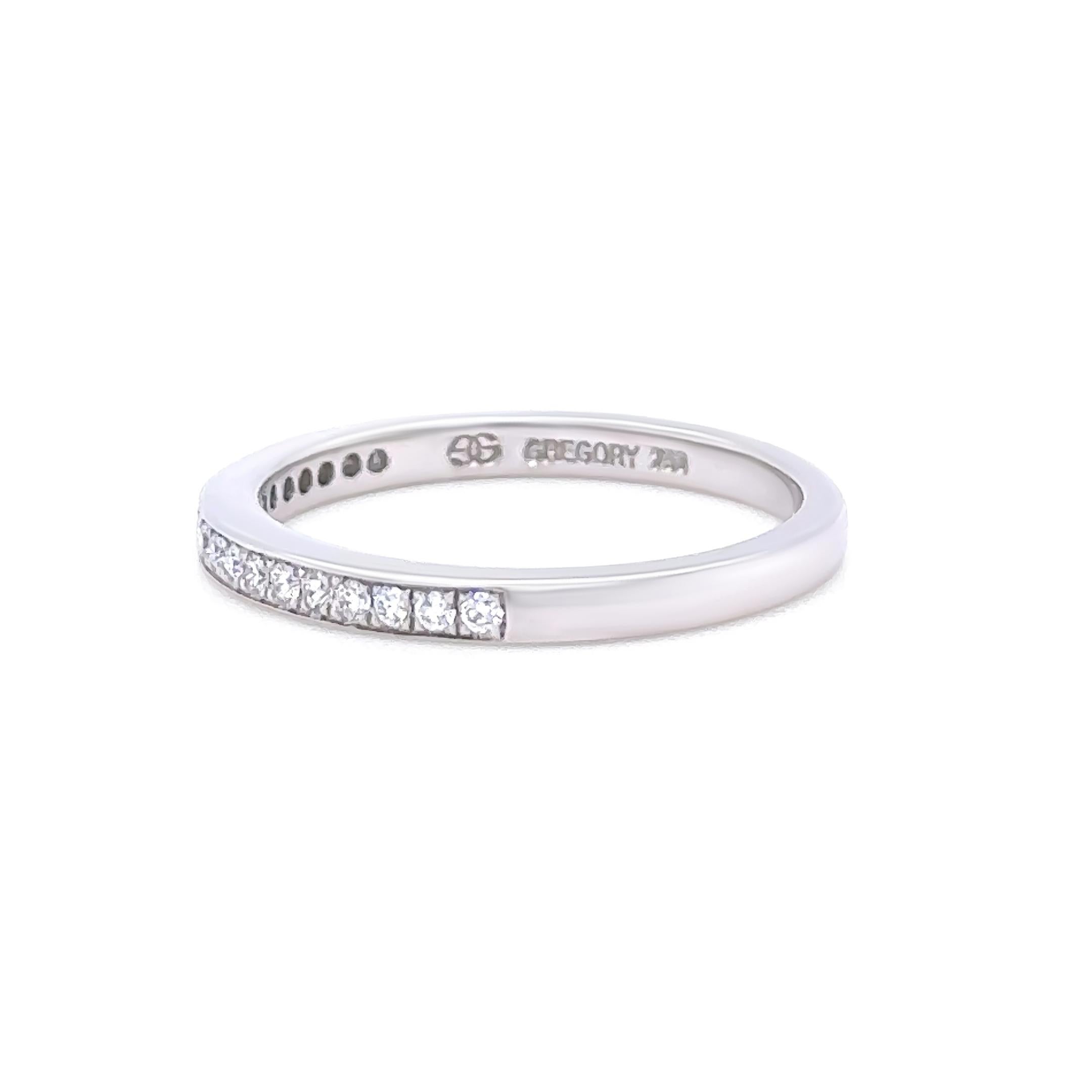 Platinum & 18ct White Gold Diamond Engagement and Wedding Ring Set 1.16ct For Sale 4