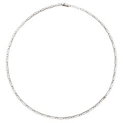 Platinum 18K Gold Diamond Necklace
