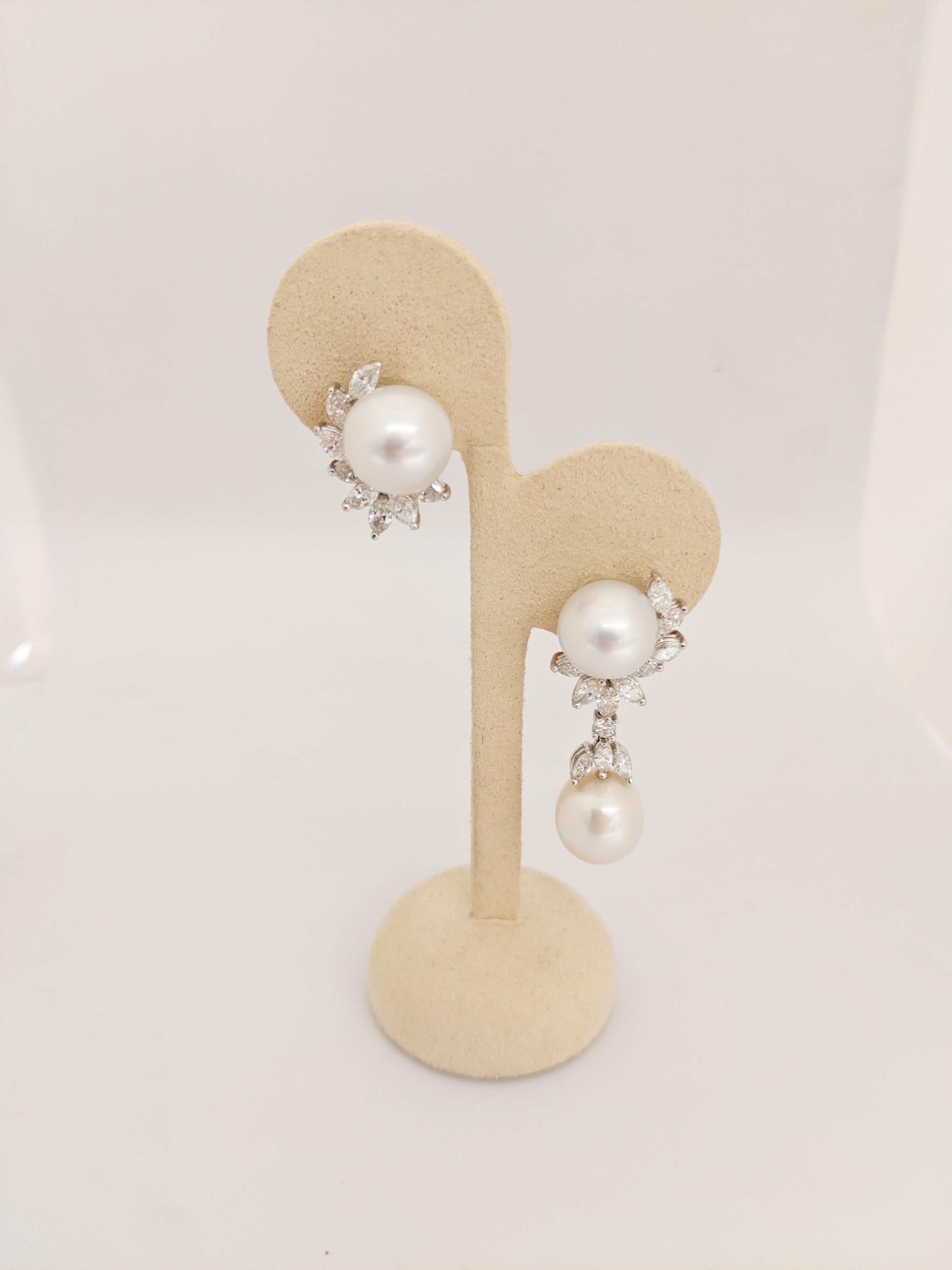white chair earrings