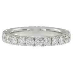 Platinum 1.95 Cttw VVS, E-F Diamond Eternity Band by William Rosenberg