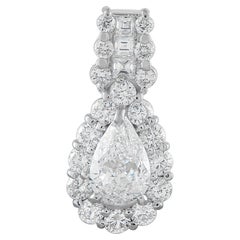 Platinum 1.98ct Diamond Pendant MF29-121625