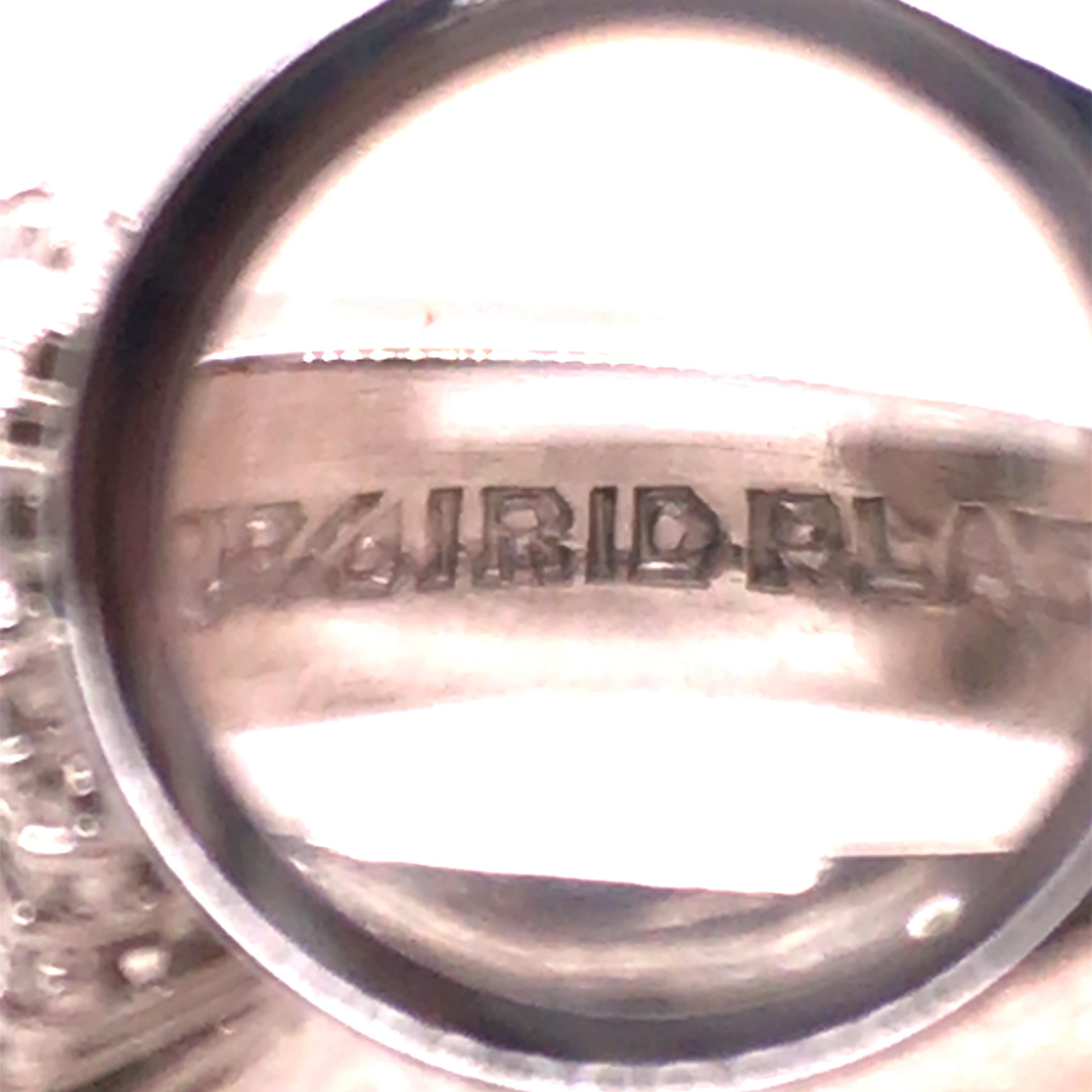 Platinum 2.08ct Colombia Emerald Diamond Ballerina Ring, AGL For Sale 1