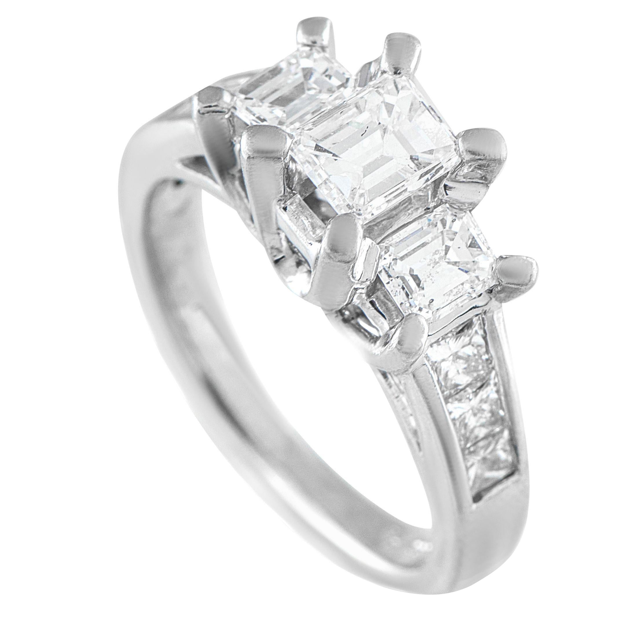 Platin 2,08ct Diamant Ring MF01-072125