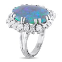 Platinum 2.0ct Diamond and Opal Cocktail Ring MF28-021926