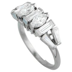 Platinum 2.0ct Diamond Geometric Ring MF43-031726