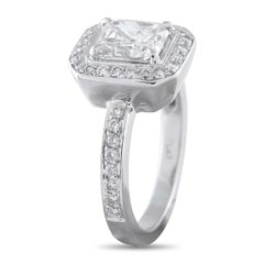 Platinum 2.18ct Diamond Ring MF20-021026