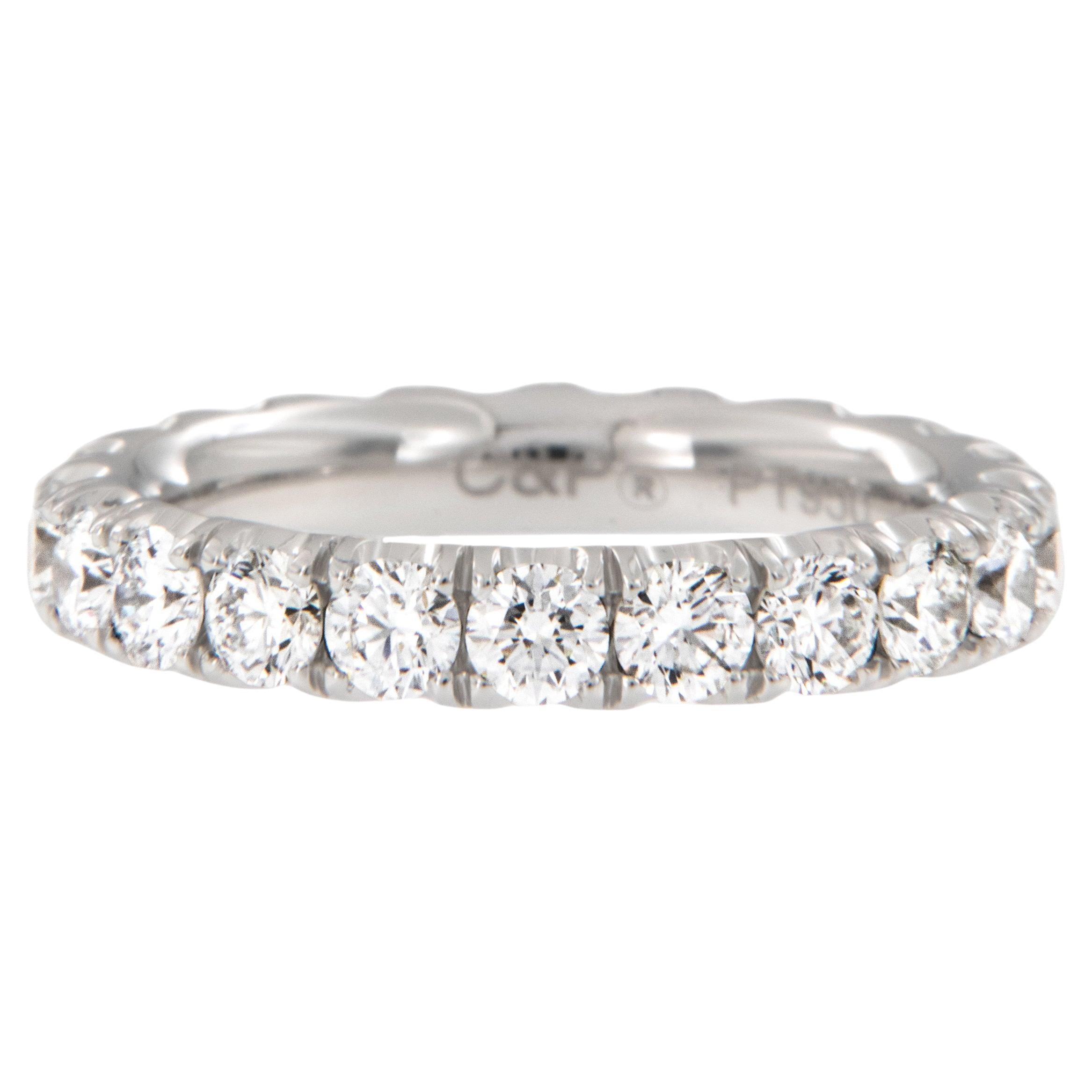 Platinum 2.30 Cttw Diamond Eternity Band for Campanelli & Pear by WR Designs