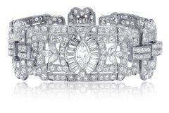 Platinum 23.00 Carat Diamond Bracelet