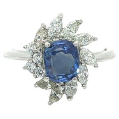 Platinum 2.38ctw Old Cushion Sapphire Marquise
Round Diamond Swirl Ring Platinum 2.38ctw Old Cushion Sapphire Marquise
Round Diamond Swirl Ring