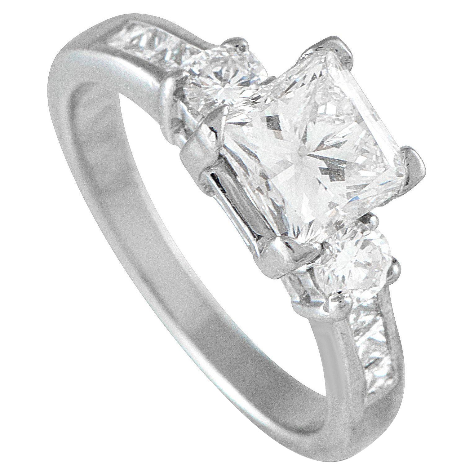Platin 2,41ct Diamant Ring MF14-072325