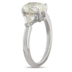 Platinum 2.41ct Diamond Three-Stone Ring MF27-022026