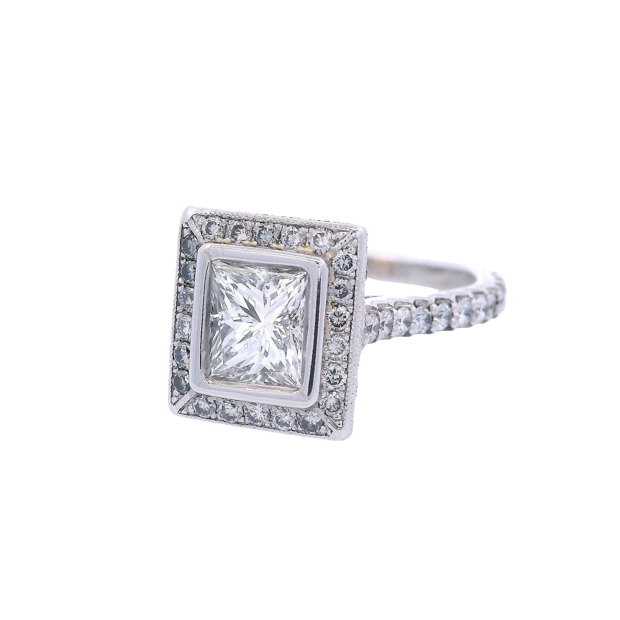 Platino 2,69 qt. Anillo de diamantes Corte brillante en venta