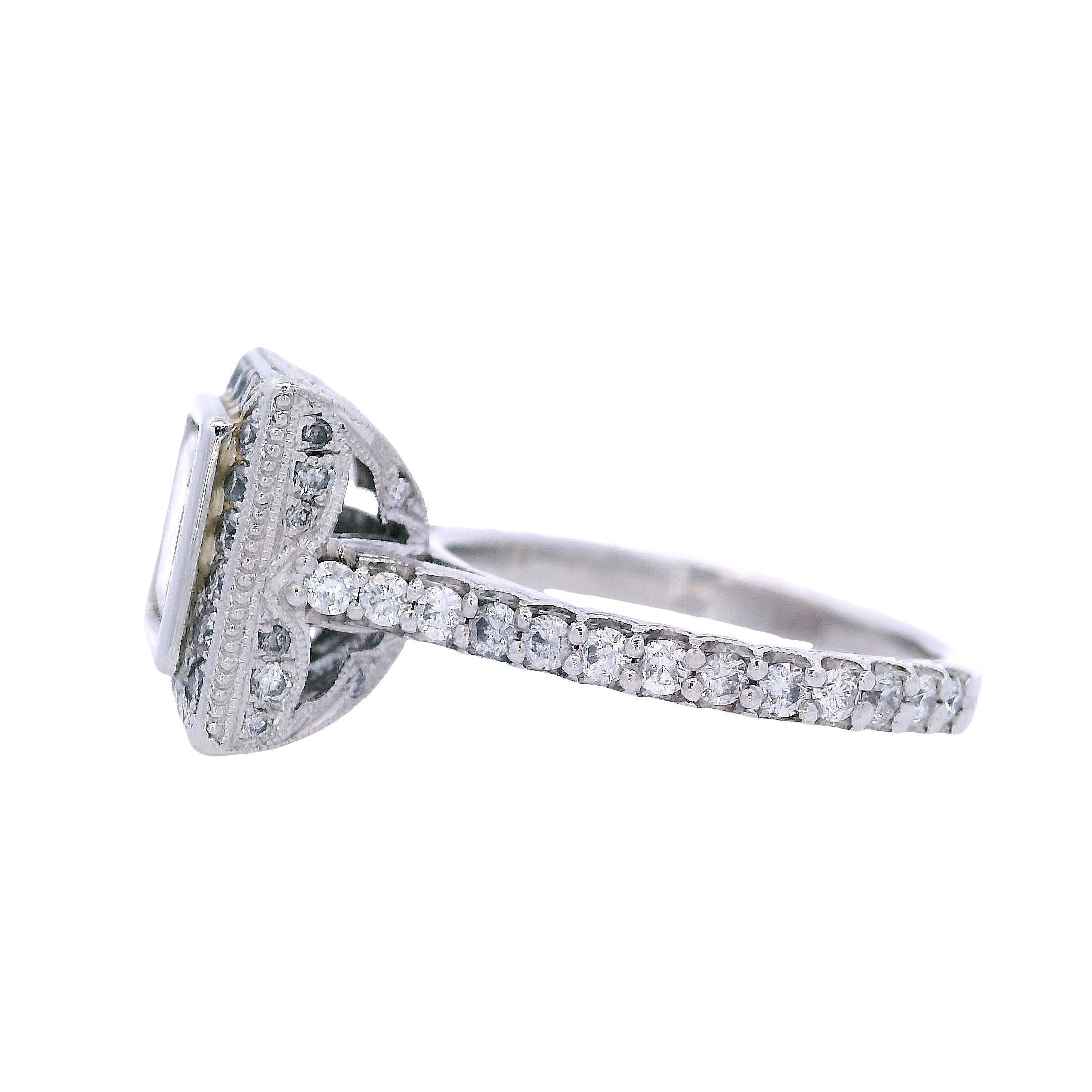 Platino 2,69 qt. Anillo de diamantes en Excelente estado para la venta en Aventura, FL