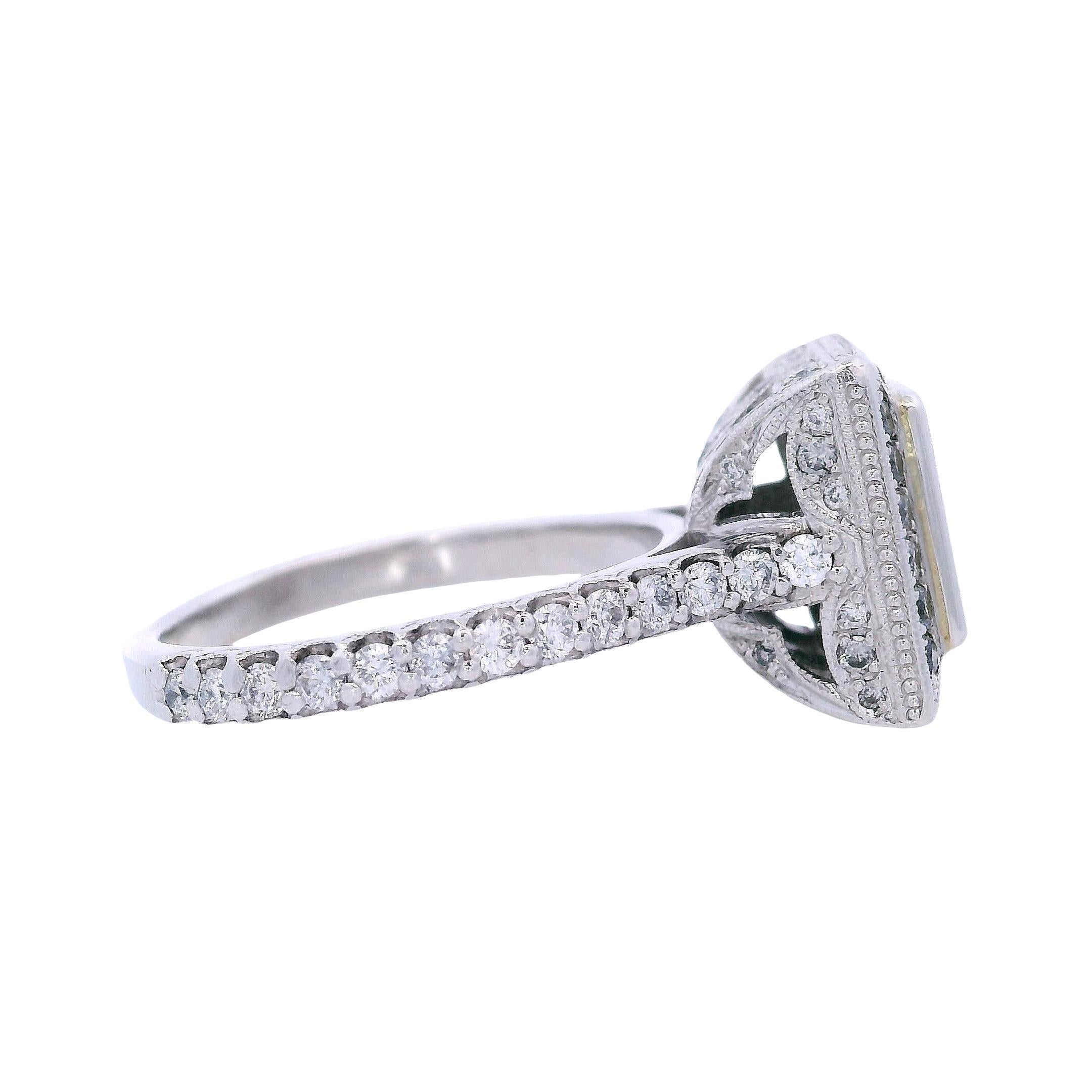 Femenino o masculino Platino 2,69 qt. Anillo de diamantes en venta
