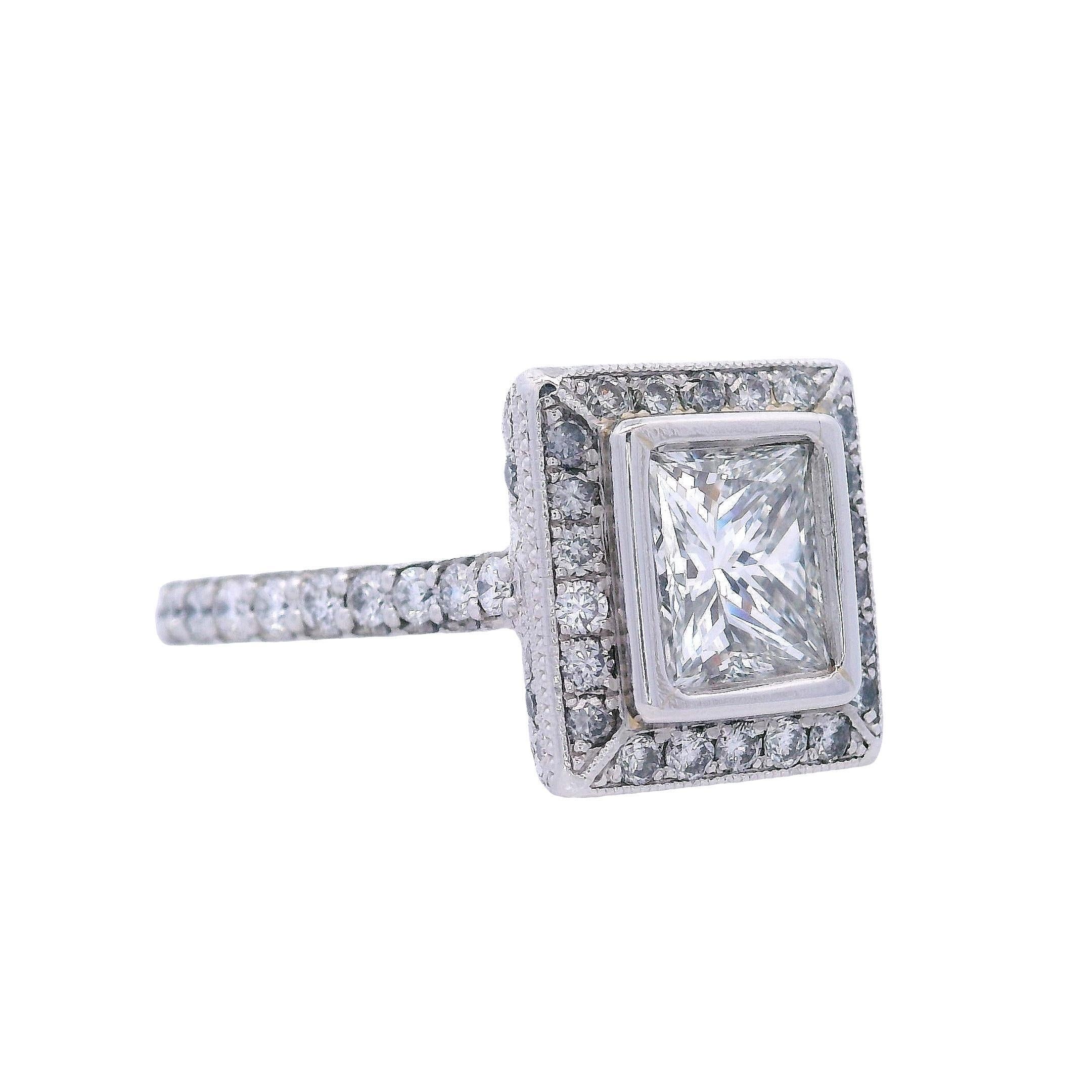 Platino 2,69 qt. Anillo de diamantes en venta 2