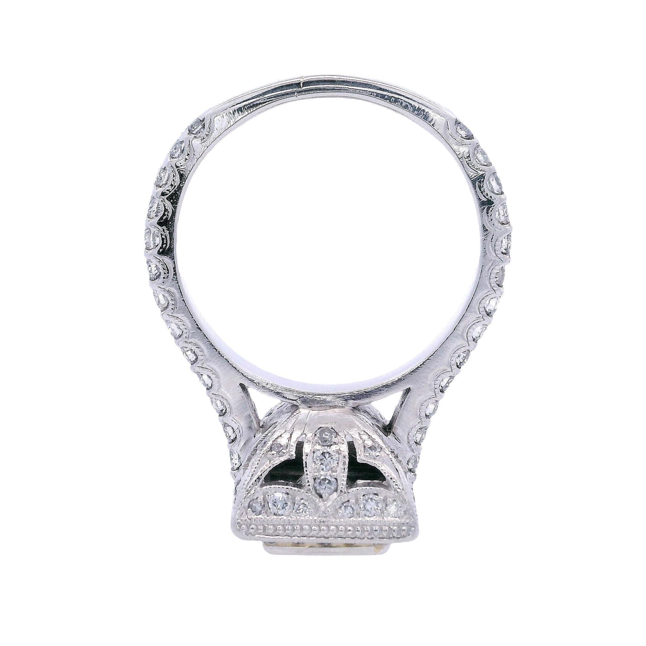 Platino 2,69 qt. Anillo de diamantes en venta 3