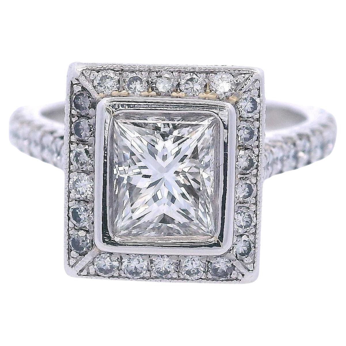 Platino 2,69 qt. Anillo de diamantes en venta
