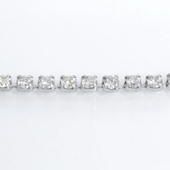 Platinum 2.76 ct. Diamond Tennis Bracelet Size 6 1/2